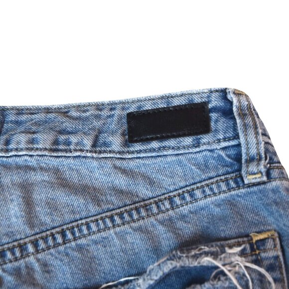 Abercrombie & Fitch Annie High Rise Girlfriend Jeans Sz 28 6s Distressed Floral - Picture 8 of 11